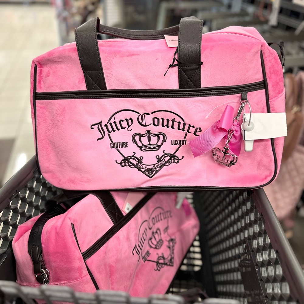 Juicy Couture Bag for Back to School | Pink Travel Bag